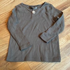 Matilda Jane top-size 8-brown-great staple piece!!